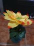 Изкуствени цветя в кашпа, снимка 5