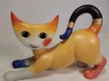 порцеланова фигурка котка арлекин Goebel , снимка 2