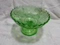Стъклена фруктиера цветно стъкло , снимка 2