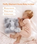 Dreamegg машина за бял шум за бебе - Snuggle Elephant със запис на глас, 21 успокояващи звука, снимка 4