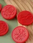 Голям Коледен печат с 6 печати сменящи форми за бисквитки фондан украса , снимка 4