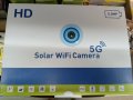 Соларна безжична въртяща се водоустойчива камера WI FI 5MP проследяване на движение LED осветяване, снимка 7