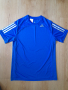 Тениска Adidas в синьо, снимка 1 - Детски тениски и потници - 36387130
