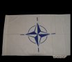 Знаме НАТО 140/85см, снимка 1 - Декорация за дома - 13149936