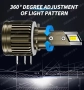  Мощни LED Крушки H15 Златна Серия – 100W – Перфектен Фокус – 6 МЕСЕЦА ГАРАНЦИЯ, снимка 6