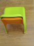 Две детски столчета – ярко зелено и ярко оранжево, снимка 6