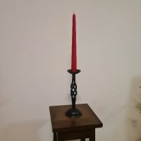 Ръчно изработен свещник от ковано желязо, снимка 3 - Декорация за дома - 43715956