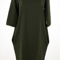 Асиметрична зелена рокля марка Tessita , снимка 2 - Рокли - 37672677