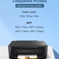 4 пакета 117A съвместим с тонер заместител за комплект тонер HP 117A цветно лазерно многофункционалн, снимка 5 - Принтери, копири, скенери - 40551333