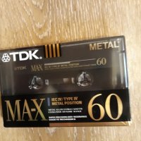 Нова оригинална аудио касета TDK MA-X 60, снимка 12 - Аудио касети - 39489718