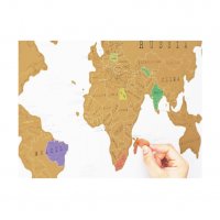 Скреч карта на света Travel Life - КОД 1078, снимка 3 - Други стоки за дома - 26799498