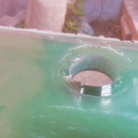 Зелена стъклена мивка за баня, снимка 4 - Мивки - 37624803
