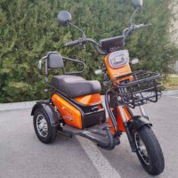 Двуместна електрическа триколка Max Motors PUDDING 1200W Нов модел ORANGE, снимка 2 - Мотоциклети и мототехника - 43592388