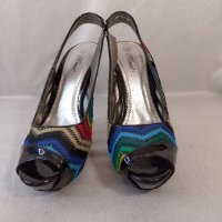 Мегияс официални обувки на ток, снимка 2 - Дамски обувки на ток - 37899462