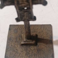 стар бронзов кръст , снимка 4 - Антикварни и старинни предмети - 43145485