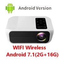 ANIMABG Мултимедиен проектор t8 Smart Android , FULL HD LED, резолюция на сензора 1920x1080p HDMI Wi, снимка 8 - Плейъри, домашно кино, прожектори - 43845833