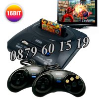 Телевизионна игра Sega Mega Drive 2, 16 битова, игрова конзола, снимка 1 - Други игри и конзоли - 43178470