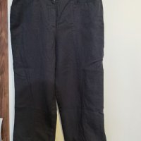 Тъмно син ленен панталон с прав крачол Gardeur, снимка 1 - Панталони - 37859985