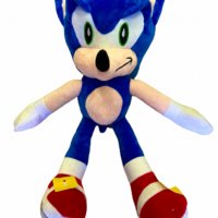 Играчка sonic, Соник, Плюшена, Синя, 55 см, снимка 1 - Плюшени играчки - 37402753