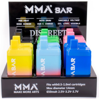  Дискретен вейп за картомайзер с масла MMA BAR mod, снимка 5 - Вейп без пълнители - 44873292