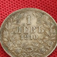 Сребърна монета 1 лев 1910г. Царство България Фердинанд първи за КОЛЕКЦИОНЕРИ 43018, снимка 8 - Нумизматика и бонистика - 43846886