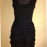 Елегантна черна рокля Jjina fruit, снимка 16 - Рокли - 28874584