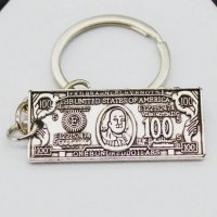 Ключодържател висулка 100 долара банкнота , снимка 1 - Други - 43362915