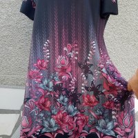 3XL+ Нова рокля с две лица , снимка 9 - Рокли - 37600401