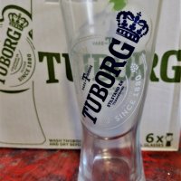 Оригинални чаши за бира Туборг (6 броя), снимка 7 - Чаши - 36646678