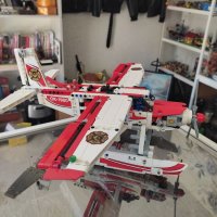 Лего lego technic Fire Plane 42040, снимка 1 - Конструктори - 37422226