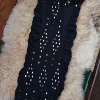 Черна клубна рокля, снимка 1 - Рокли - 28206027