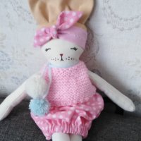 Текстилни зайчета за декорация - мадами , снимка 6 - Кукли - 28161847