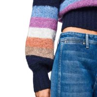 НАМАЛЕН - Dua Lipa & Pepe Jeans нов с етикет пуловер, снимка 15 - Блузи с дълъг ръкав и пуловери - 40312475