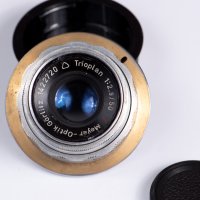 Meyer Optik Gorlitz Trioplan 50mm f/2.9 за Nikon F байонет - сапунено боке, снимка 1 - Обективи и филтри - 33335856