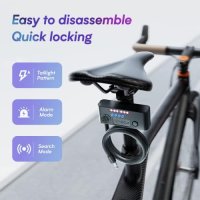 Ново комбинирано заключване иновативно приложение Колело Сигурност Катинар Велосипед, снимка 4 - Аксесоари за велосипеди - 42999643
