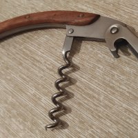 Джобен нож - неръждаема стомана и дърво, снимка 10 - Ножове - 36866361