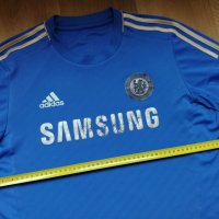 Chelsea / ADIDAS - мъжка футболна тениска на ЧЕЛСИ, снимка 3 - Спортни дрехи, екипи - 43352668