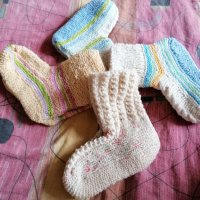 Ръчно плетени чорапи , снимка 2 - Други - 38096511