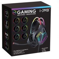 Слушалки за игри с регулируем микрофон и RGB светлина, снимка 4 - Слушалки и портативни колонки - 43426004