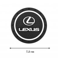 4бр.Държач за чаша за кола, неплъзгаща се подложка за интериор на автомобила за Lexus, снимка 4 - Аксесоари и консумативи - 33412831