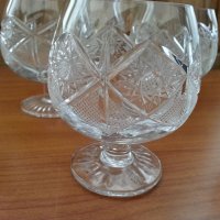 Кристални чаши, снимка 6 - Антикварни и старинни предмети - 33559045