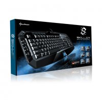 Клавиатура USB Геймърска SHARKOON Skiller gaming multimedia Keyboard, снимка 6 - Клавиатури и мишки - 10899829