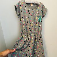 Детска ежедневна памучна рокля, снимка 1 - Детски рокли и поли - 38237880