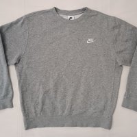 Nike Sportswear Club Fleece Sweatshirt оригинално горнище S Найк памук, снимка 1 - Спортни дрехи, екипи - 43710008
