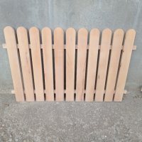 Две дървени пана за ограда, снимка 1 - Декорация за дома - 43619084