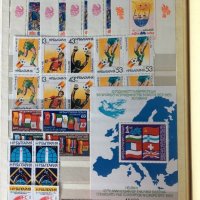 Колекция стари пощенски марки без печат (нови) - 8 големи класьора., снимка 6 - Филателия - 26381788