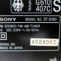 Sony ST-S190, снимка 8 - Други - 43422756