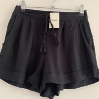 Черни къси панталонки черен панталон , снимка 6 - Къси панталони и бермуди - 40045438