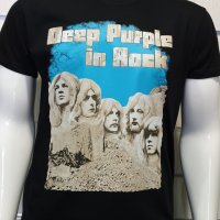 Нова мъжка тениска с трансферен печат на музикалната група Deep Purple - Deep Purple in Rock, снимка 5 - Тениски - 27823797