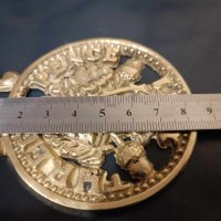 Британски месингов конски медальон Three Pence 1931, снимка 5 - Антикварни и старинни предмети - 43958921